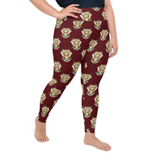 Load image into Gallery viewer, Tiger Maroon - Plus Size Leggings
