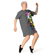 Load image into Gallery viewer, Giant Rainbow Tiger - T-shirt dress
