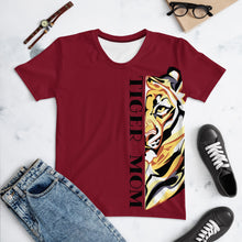 Load image into Gallery viewer, Tiger Mom Maroon - Womens T-shirt
