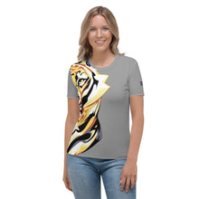 Load image into Gallery viewer, Giant Tiger Gray - Womens T-shirt
