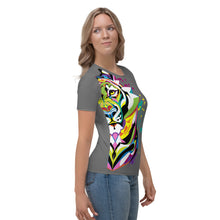 Load image into Gallery viewer, Giant Rainbow Tiger - Women&#39;s T-shirt
