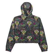 Load image into Gallery viewer, Rainbow Roar - Women’s cropped windbreaker
