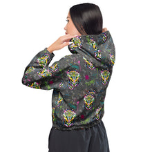 Load image into Gallery viewer, Rainbow Roar - Women’s cropped windbreaker
