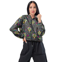 Load image into Gallery viewer, Rainbow Roar - Women’s cropped windbreaker
