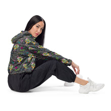 Load image into Gallery viewer, Rainbow Roar - Women’s cropped windbreaker
