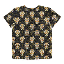 Load image into Gallery viewer, Tigers in the Garden - Youth crew neck t-shirt
