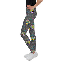 Load image into Gallery viewer, Rainbow Roar - Youth Leggings
