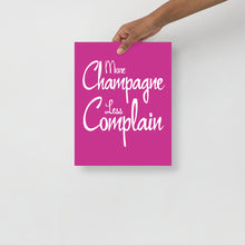 Load image into Gallery viewer, Pink Champagne - Poster
