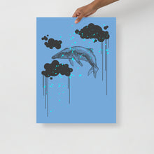 Load image into Gallery viewer, Cloud Whale - Poster
