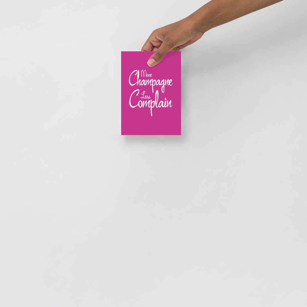 Pink Champagne - Poster