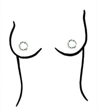 Load image into Gallery viewer, Holly Wreath Tittoo - Temporary Nipple Tattoo Set
