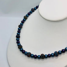 Load image into Gallery viewer, Midnight Sparkle Pearl Necklace
