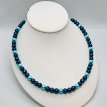Load image into Gallery viewer, Ocean Blue Pearl Necklace

