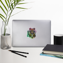Load image into Gallery viewer, Full Face Tiger - Holographic stickers
