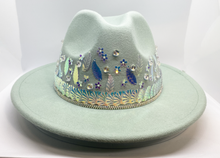 Load image into Gallery viewer, Iridescent Seafoam - Art Fedora
