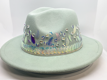 Load image into Gallery viewer, Iridescent Seafoam - Art Fedora
