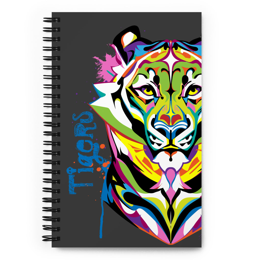 Rainbow Roar - Spiral notebook