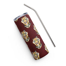Load image into Gallery viewer, Maroon Tiger - Stainless steel tumbler
