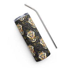 Load image into Gallery viewer, Tiger in the Garden - Stainless steel tumbler
