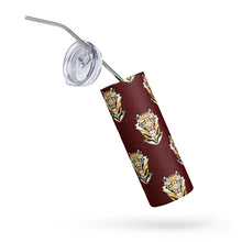 Load image into Gallery viewer, Maroon Tiger - Stainless steel tumbler
