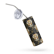 Load image into Gallery viewer, Tiger in the Garden - Stainless steel tumbler
