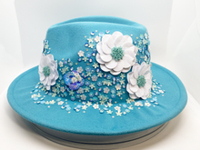 Load image into Gallery viewer, Turquoise Garden - Art Fedora
