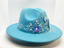 Load image into Gallery viewer, Turquoise Garden - Art Fedora
