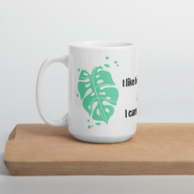 Load image into Gallery viewer, I Like Big Plants - White glossy mug
