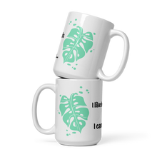 Load image into Gallery viewer, I Like Big Plants - White glossy mug
