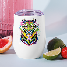 Load image into Gallery viewer, Graffiti Tiger Pride - Wine tumbler
