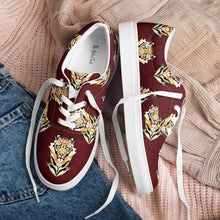 Load image into Gallery viewer, Tigers - Women’s lace-up canvas shoes

