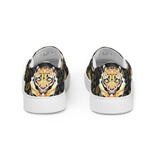 Load image into Gallery viewer, Tiger in the Garden - Women’s slip-on canvas shoes
