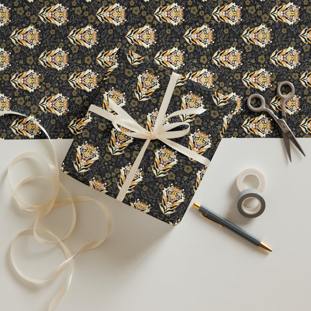 Tigers in the Garden - Wrapping paper sheets