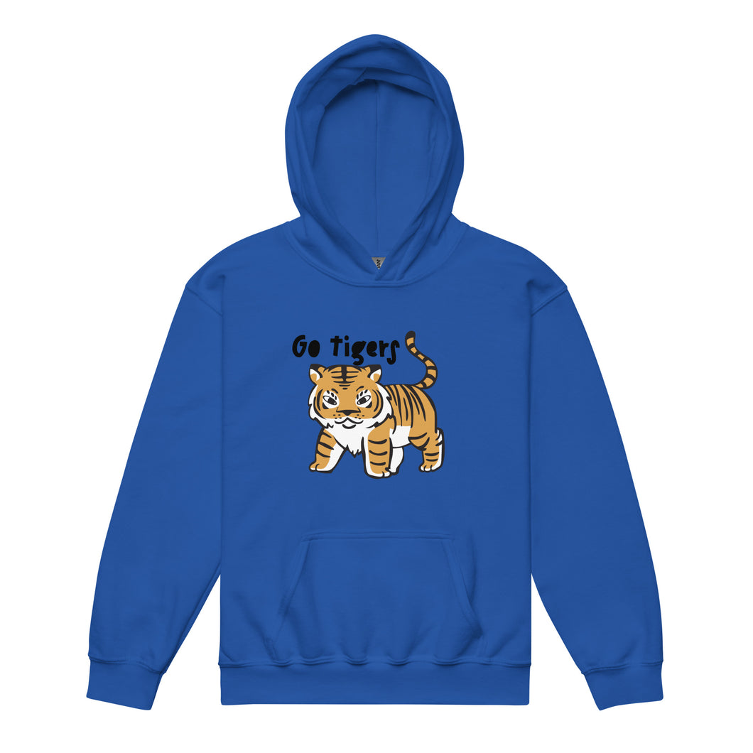 Tiny Tiger ( Go tigers) - Youth heavy blend hoodie - Color Options