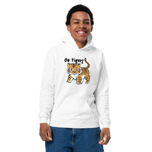 Load image into Gallery viewer, Tiny Tiger ( Go tigers) - Youth heavy blend hoodie - Color Options
