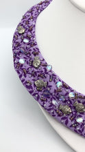 Load and play video in Gallery viewer, Purple Fish - Cotton Collar Necklace
