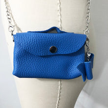 Load image into Gallery viewer, Mini Leather Cross Body Purse - Blue
