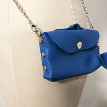 Load image into Gallery viewer, Mini Leather Cross Body Purse - Blue
