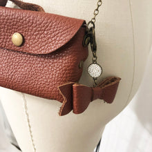 Load image into Gallery viewer, Mini Leather Cross Body Purse - Sienna Brown
