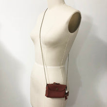 Load image into Gallery viewer, Mini Leather Cross Body Purse - Sienna Brown
