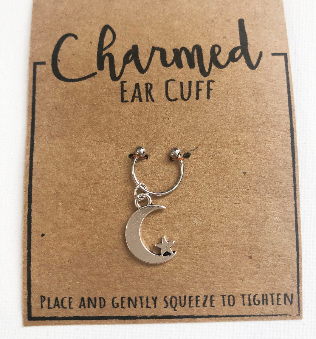 Moon - Charmed Ear Cuff