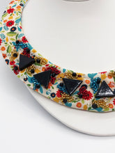 Load image into Gallery viewer, Triangle Burst - Cotton Collar Necklace
