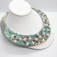Load image into Gallery viewer, Pastel Bloom - Cotton Collar Necklace
