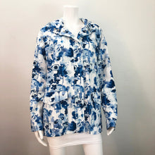 Load image into Gallery viewer, Watercolor Blue - Oversized Canvas Jacket
