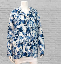 Load image into Gallery viewer, Watercolor Blue - Oversized Canvas Jacket
