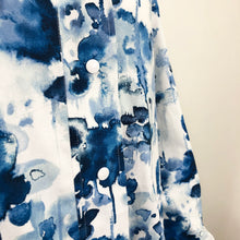 Load image into Gallery viewer, Watercolor Blue - Oversized Canvas Jacket
