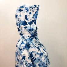 Load image into Gallery viewer, Watercolor Blue - Oversized Canvas Jacket
