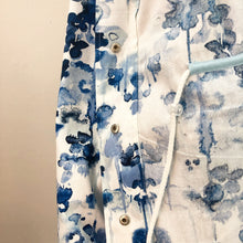 Load image into Gallery viewer, Watercolor Blue - Oversized Canvas Jacket
