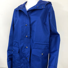 Load image into Gallery viewer, Cobalt Blue Oversized Rain Jacket
