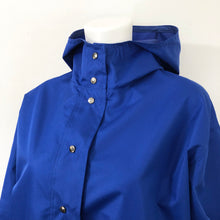 Load image into Gallery viewer, Cobalt Blue Oversized Rain Jacket
